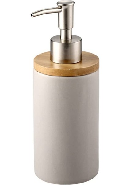 400ML Seramik Sabunluk, Mutfak ve Banyo Için Iskandinav -Gri (Yurt Dışından)