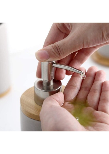400ML Seramik Sabunluk, Mutfak ve Banyo Için Iskandinav -Gri (Yurt Dışından) fırsatları