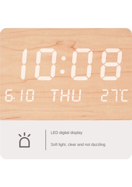 LED Duvar Saati Taşınabilir Saat, C (Yurt Dışından)