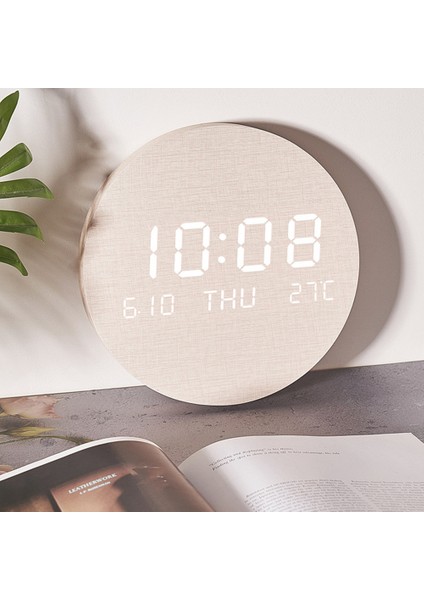 LED Duvar Saati Taşınabilir Saat, C (Yurt Dışından)