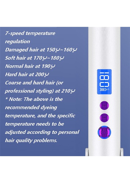 Taşınabilir USB Şarj Edilebilir Saç Düzleştirici ve Bukle Maşası, Power A (Yurt Dışından) modelleri