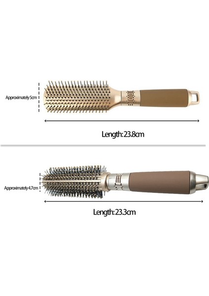 Kadın Saç Tarak Masaj Tarak Dolaşık Açıcı Fırça ve Saç Tarak Seti (01) (Yurt Dışından)