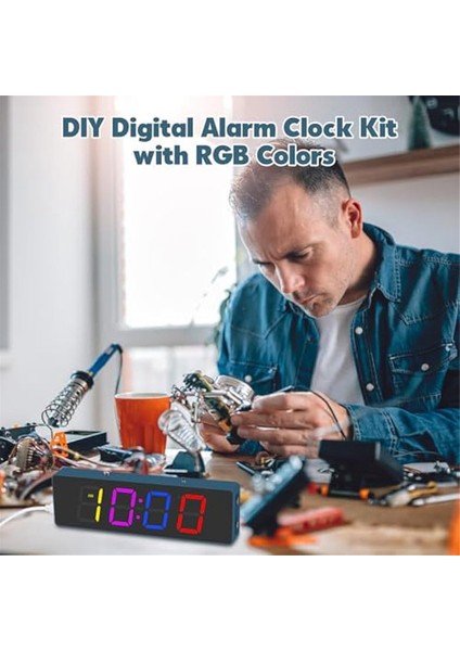 Lehimleme Uygulama Seti, Rgb Modlu 4 Haneli Dijital Çalar Saat Kiti (Yurt Dışından) indirimleri