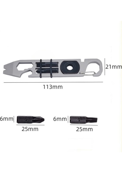 Cırcır Kazayağı Kombine Alet Anahtar Tornavida Taşınabilir Alet (Yurt Dışından)
