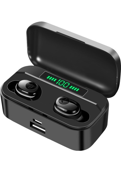 G6S Kablosuz Bluetooth 5.0 Görünmez Kulaklık 3500MAH Şarj Kutusu (Yurt Dışından)