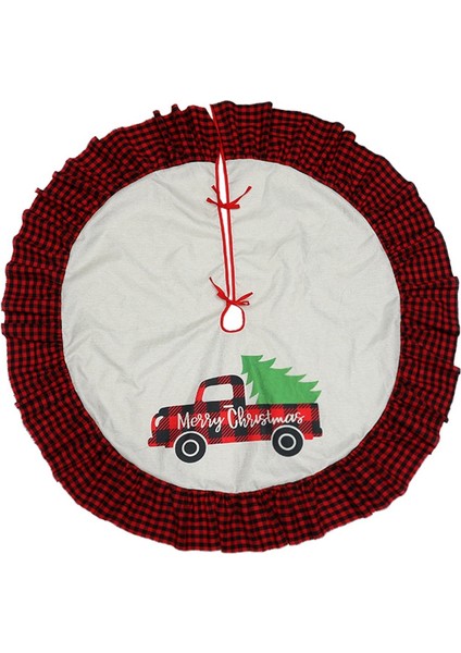 Sahne Düzeni Için 120CM Yeni Yıl Dekorasyonu Noel Ağacı Etek (Yurt Dışından)