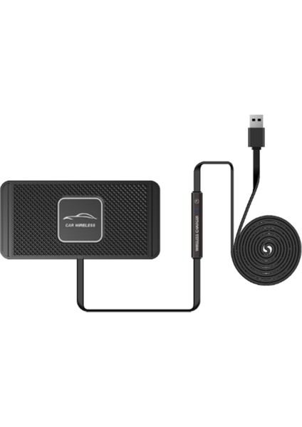 Iphone/android Cep Telefonu Için Silikon Araba Hızlı Kablosuz Şarj Cihazı (Yurt Dışından)