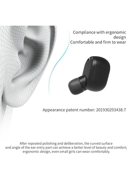 Xiaomi Redmi Için Mikrofon Ahizesiz Tws Bluetooth Kulaklık 5.0 (Yurt Dışından)