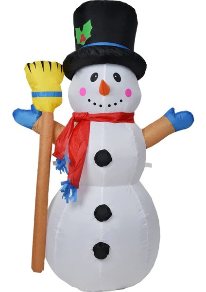 Noel Partisi Ab Tak Için LED Işıklı Şişme Noel Kardan Adam (Yurt Dışından)