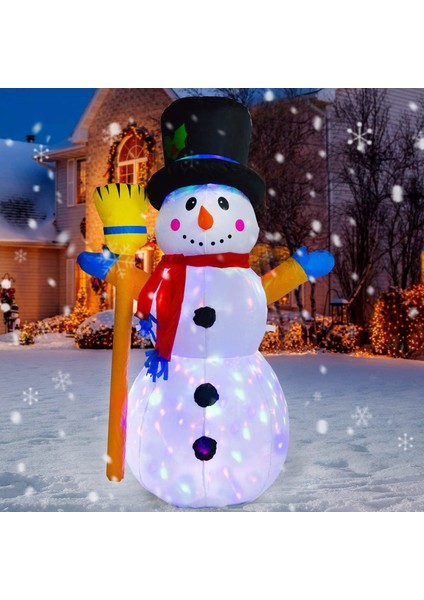 Noel Partisi Ab Tak Için LED Işıklı Şişme Noel Kardan Adam (Yurt Dışından) modelleri