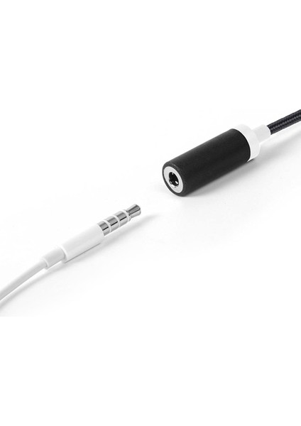 3,5 mm Kulaklık Kablosu Jakına Kulaklık Adaptörü Aux Ses - Siyah (Yurt Dışından) modelleri