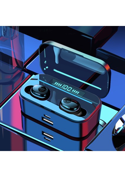 G6S Kablosuz Bluetooth 5.0 Görünmez Kulaklık 3500MAH Şarj Kutusu (Yurt Dışından)