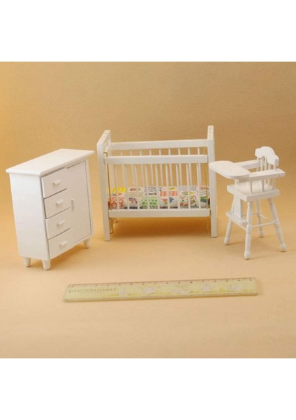 Dollhouse Ahşap Çocuk Odası Yatak Odası Ahşap Dollhouse Aksesuarları (Yurt Dışından) fırsatları