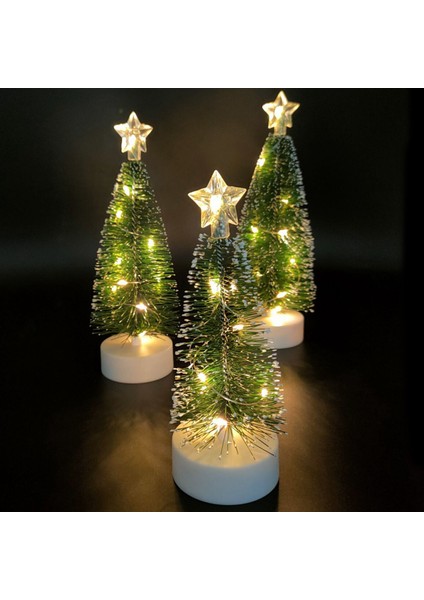 3'lü Paket Mini Yılbaşı Ağacı Sedir Masaüstü Noel Ağacı Orta Boy (Yurt Dışından) fırsatları
