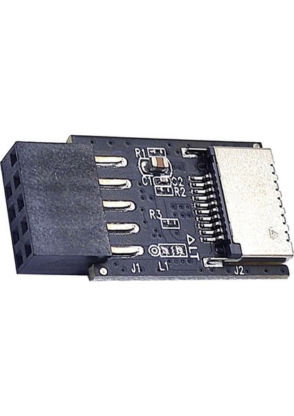 Anakart Usb2.0 9pin'den Type-C A-Key'e Ön Konektör Dönüştürücü (Yurt Dışından)