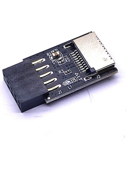 Anakart Usb2.0 9pin'den Type-C A-Key'e Ön Konektör Dönüştürücü (Yurt Dışından)
