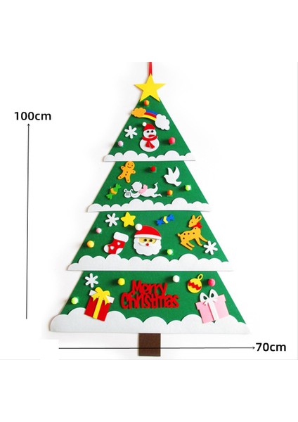 Dıy Ev Noel Yeni Yıl A Için Noel Ağacı Süslemeleri Keçe (Yurt Dışından) modelleri