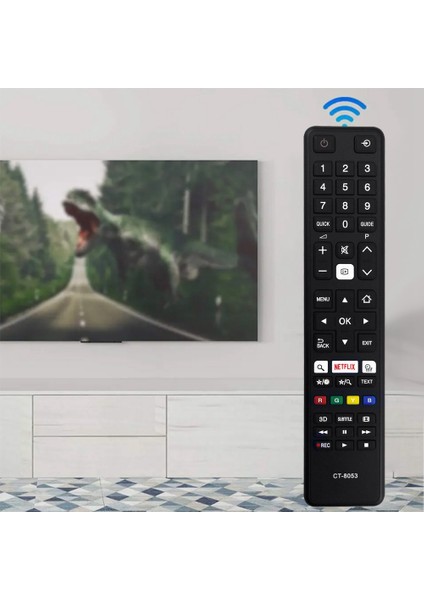 CT-8053 Toshiba 4K Netflix Tv Için Uzaktan Kumandayı Değiştirin 48U7653DB 55U7653DB (Yurt Dışından)
