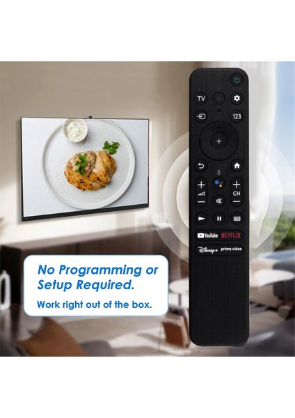 Sony Bravia All Için RMF-TX800U Uzaktan Kumandayı Değiştirin (Yurt Dışından)