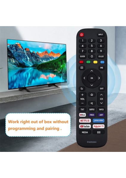 EN2G30H Hisense Smart Tv H43A7500F 43A7300F Için Uzaktan Kumandayla Değiştirildi (Yurt Dışından)