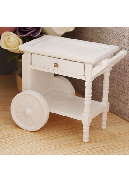 1:12 Dollhouse Mini Iki Katlı Mutfak Arabası Minyatür Dondurma Arabası (Yurt Dışından) indirimleri
