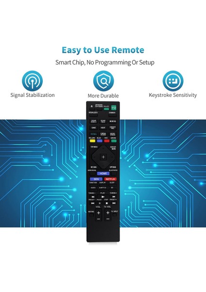 Sony Blu-Ray Disk DVD Için RM-ADP118 Uzaktan Kumanda BDV-N7200W BDV-N5200W (Yurt Dışından) indirimleri