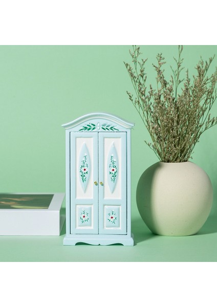 1/12 Ölçekli Bebek Evi Baskılı Dolap, 1/12 Bebek Evi Yatak Odası Için (Yurt Dışından)