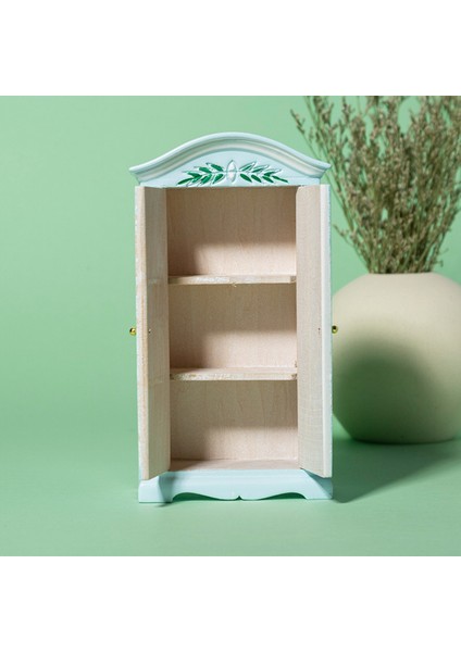 1/12 Ölçekli Bebek Evi Baskılı Dolap, 1/12 Bebek Evi Yatak Odası Için (Yurt Dışından)