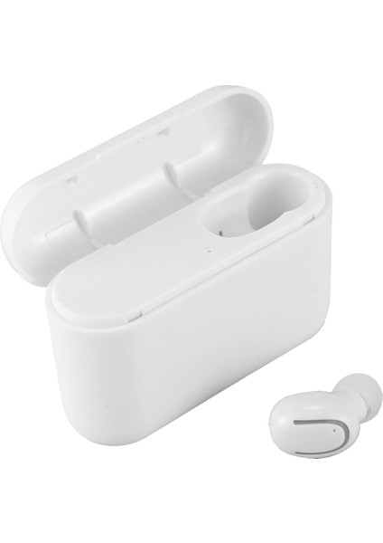 Bluetooth 5.0 Kulaklık Tws Kablosuz Kulaklık (Tek Kulak Beyaz) (Yurt Dışından)