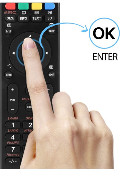 Lg Samsung Konka Hisense Için Evrensel Tv Uzaktan Kumandasının Değiştirilmesi (Yurt Dışından)