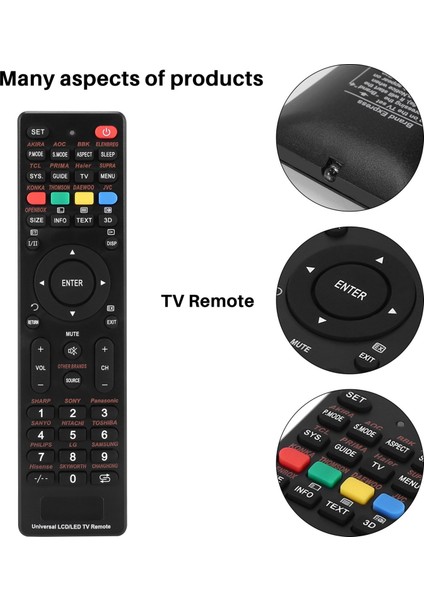 Lg Samsung Konka Hisense Için Evrensel Tv Uzaktan Kumandasının Değiştirilmesi (Yurt Dışından)