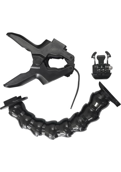 Gopro Için Esnek Ayarlanabilir Deve Boynu ile Jaws Flex Kelepçe Montajı (Yurt Dışından)