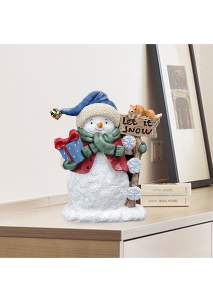 Yaratıcı Kardan Adam Noel Aydınlık Reçine El Sanatları Ev Oturma Odası (Yurt Dışından) indirimleri