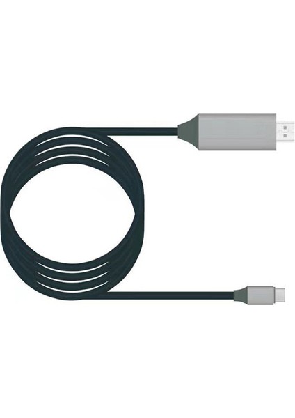 Type-C - HDMI Uyumlu Usb3.1 4K Hdtv Kablosu 2m-Siyah (Yurt Dışından) indirimleri