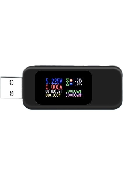 USB Test Cihazı USB Güç Ölçer 4-30V 0-5.1A IPS Renkli Voltmetre Ampermetre (Yurt Dışından)