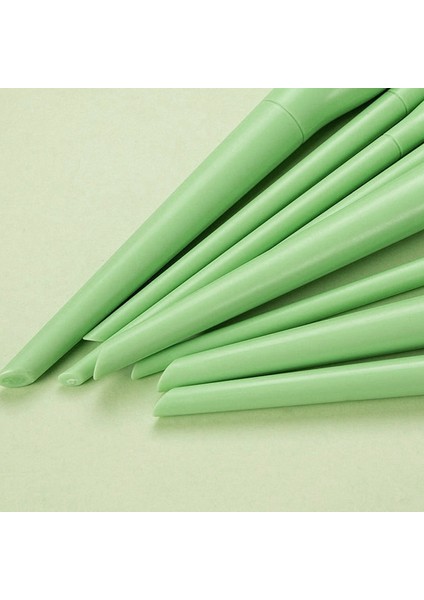 Makyaj Fırçaları 10 Parça Yeşil Set (Yurt Dışından)