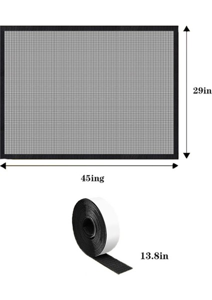 Şömine Perdesi, Şömine Perdesi Güvenli Mesh Kapı, 73X100CM (Yurt Dışından)