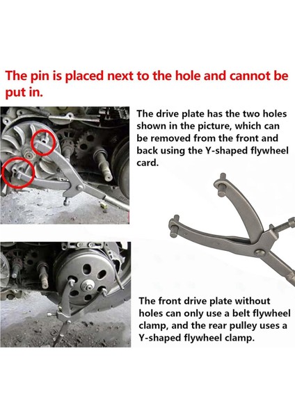 Tipi Scooter Volan Kelepçe Anahtarı Kemer Debriyaj Sökme Aleti (Yurt Dışından) fırsatları