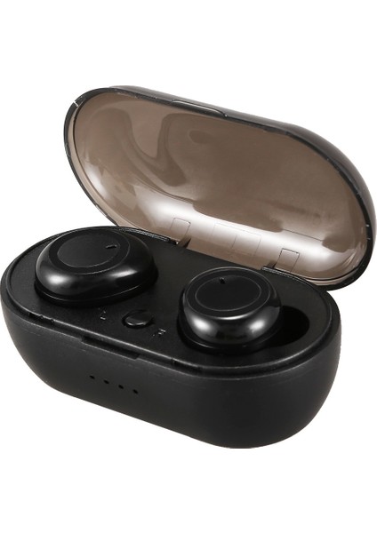 W12 Bluetooth Kulaklık, Tws Bluetooth 5.0 Mini Siyah(Siyah Daire) (Yurt Dışından)