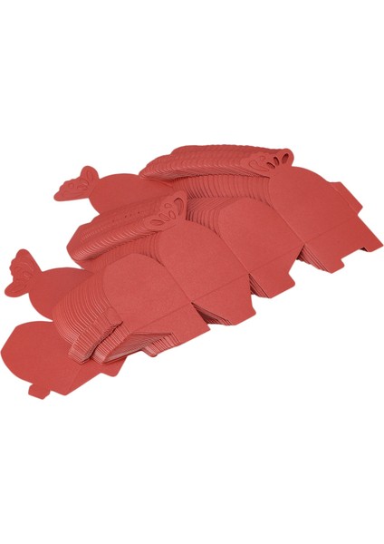 Düğün Partisi Için 50 Adet Kelebek Lehine Hediye Şeker Kutuları Kırmızı (Yurt Dışından) fiyatları