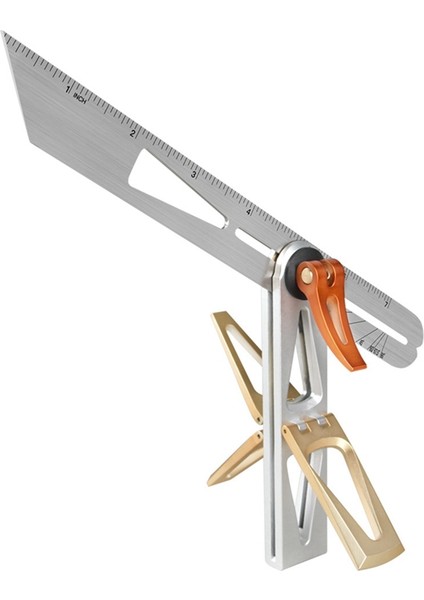 Ağır Hareketli Açı Cetveli Ağaç Işleme Ölçerler Yüksek Hassasiyetli Kare (Yurt Dışından)