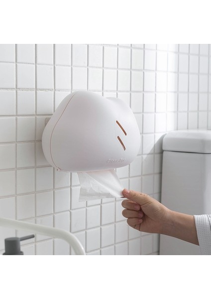 Bulut Şeklinde Doku Kutuları Duvara Monte Tuvalet Kağıdı Tutucu Banyo, B (Yurt Dışından)
