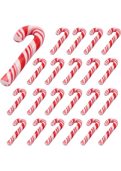 100 Adet Kırmızı ve Beyaz El Yapımı Noel Şeker Kamışı Ev Dekor Kamışı (Yurt Dışından) modelleri