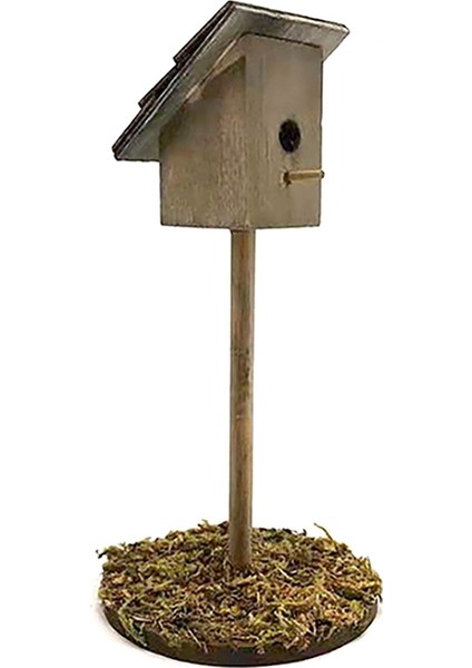 1/12 Minyatür Dollhouse Bahçe Modeli Ahşap Kuş Evi (Yurt Dışından)