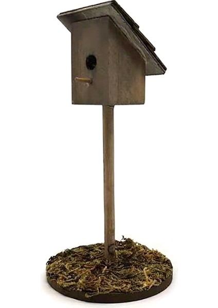 1/12 Minyatür Dollhouse Bahçe Modeli Ahşap Kuş Evi (Yurt Dışından)