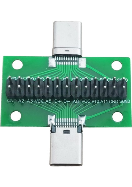 USB Bağlantı Noktalı Erkek - Dişi Tip C Test Pcb Kartı Evrensel Kart (Yurt Dışından)