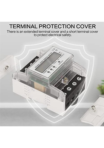 Fazlı 4p Kwh Metre Enerji Ölçer 230/400V 5-100A Elektrik Güç Ölçer (Yurt Dışından) fiyatları