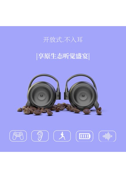 Egzersizler Için Tws Bluetooth 5.2 Kulaklık Mikrofonlu Kulaklıklar (Yurt Dışından)