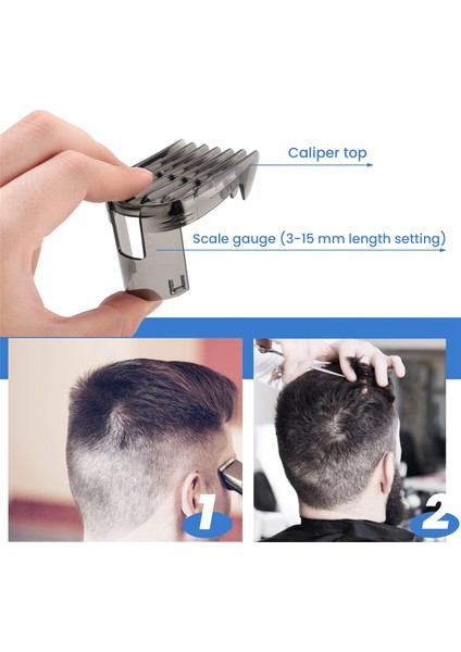 Philips QC5510 QC5530 QC5550 Saç Tıraş Makinesi Için 3-15MM Saç Kesme Makinesi Tarağı (Yurt Dışından) indirimleri