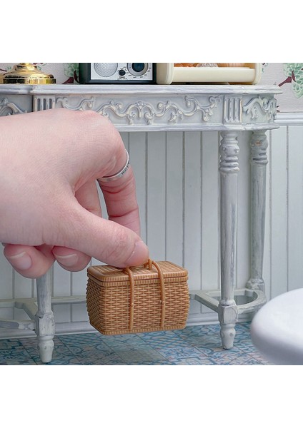 1/6 Dollhouse Model Mobilya BJDOB11 Mini Örgülü Bambu Sepetler, 3 (Yurt Dışından)